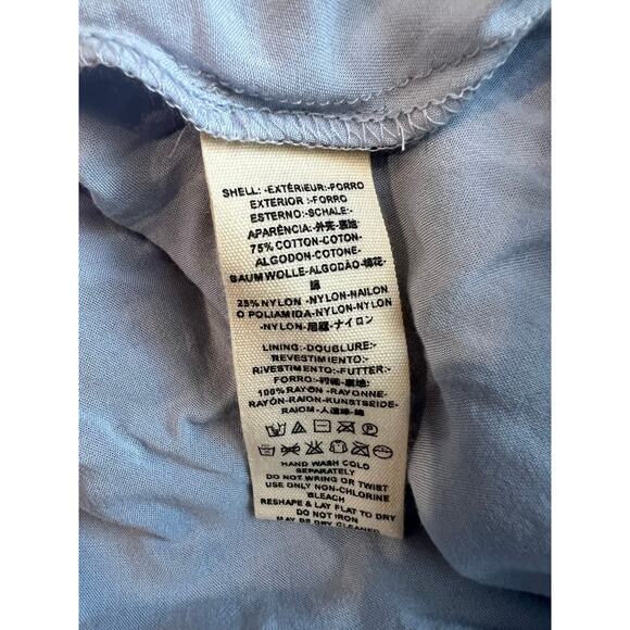 Free People Blue Embroidered Lace Midi Dress- Size 4 - Picture 8 of 12